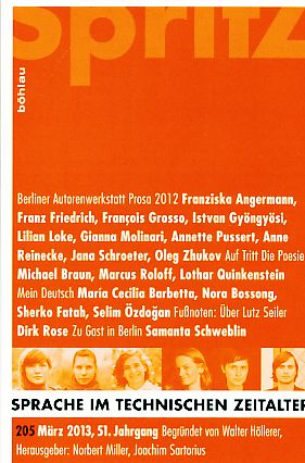 Sprache im technischen Zeitalter. Heft 205. März 2013. 51. Jg. - Miller, Norbert (Hrsg.) u.a