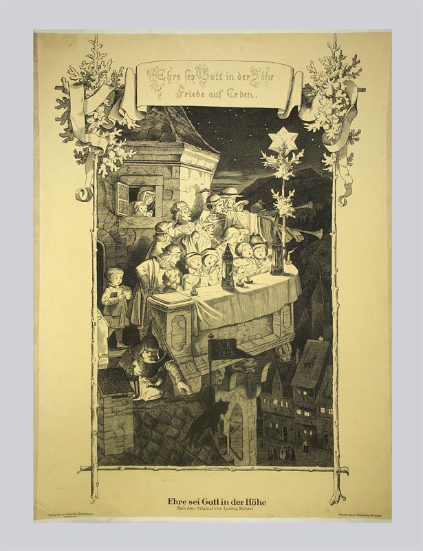 Ehre sei Gott in der Höhe. - Richter, Ludwig (1803 - 1884)